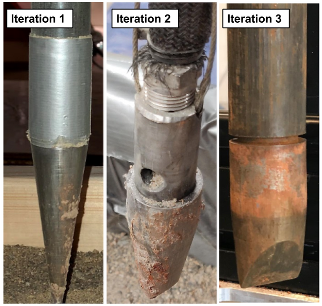 All three manufactured JET tips